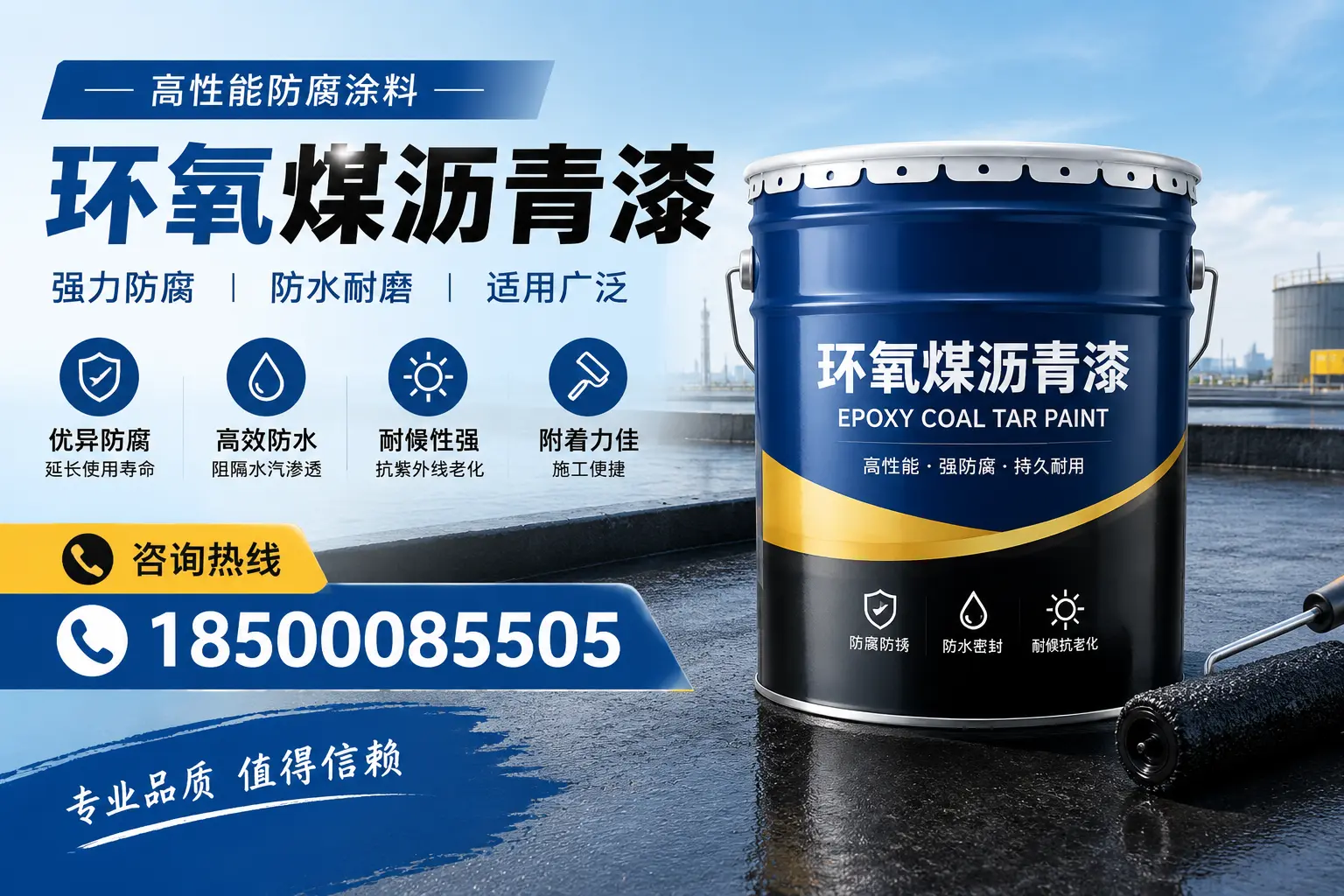 环氧煤沥青漆的主要成分与功能,烟台用户深度了解